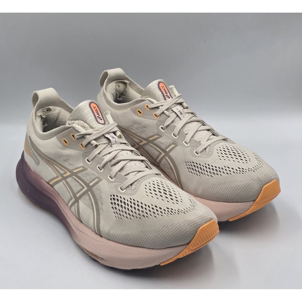 Asics Gel-Kayano 31 Womens Size 9.5 Oatmeal Pink Walking Running Shoes Sneakers
